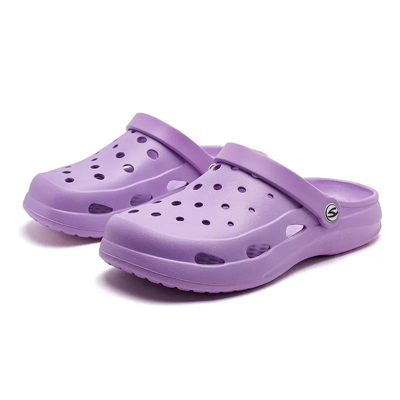 Hobibear Parent-Child Hole Shoes Sandals Summer Girls Closed Toe Adult Beach Shoes Sandals Factory Direct Sales