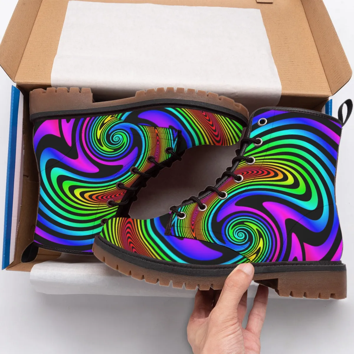 Hypno Stompers Rainbow Boots