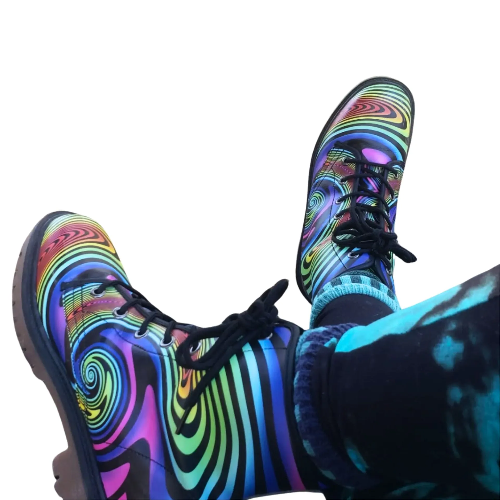 Hypno Stompers Rainbow Boots