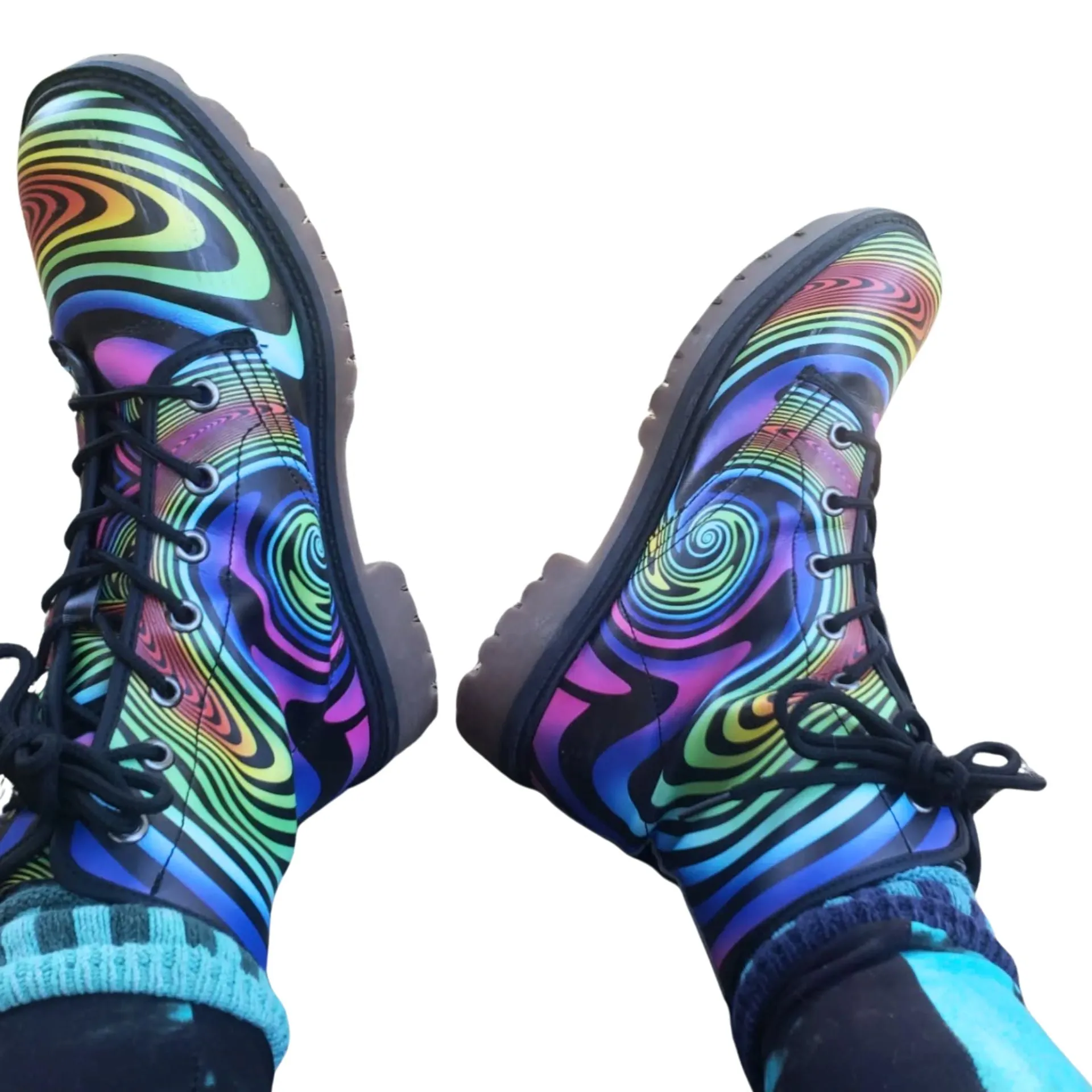 Hypno Stompers Rainbow Boots