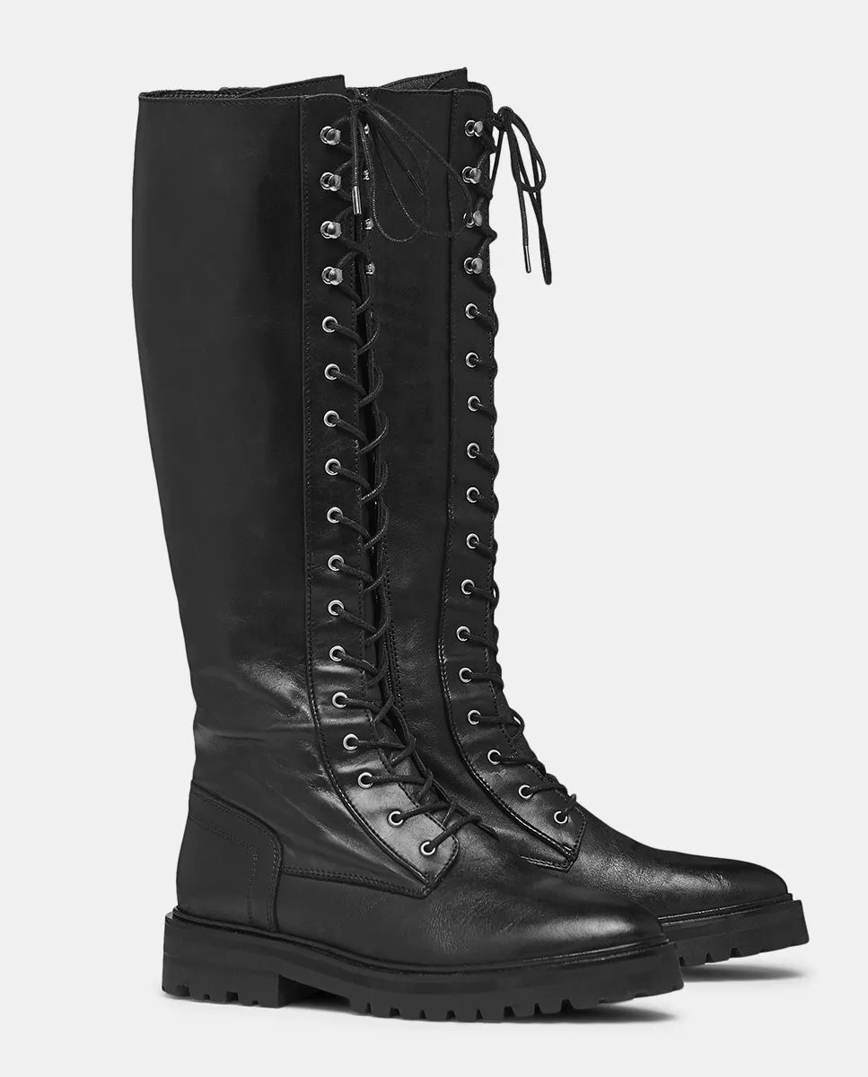 IT LARA COMBAT BOOTS NEGRO