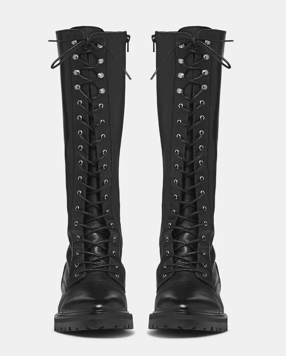 IT LARA COMBAT BOOTS NEGRO