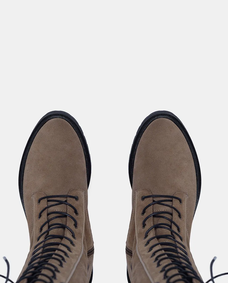 IT LARA COMBAT BOOTS TOPO