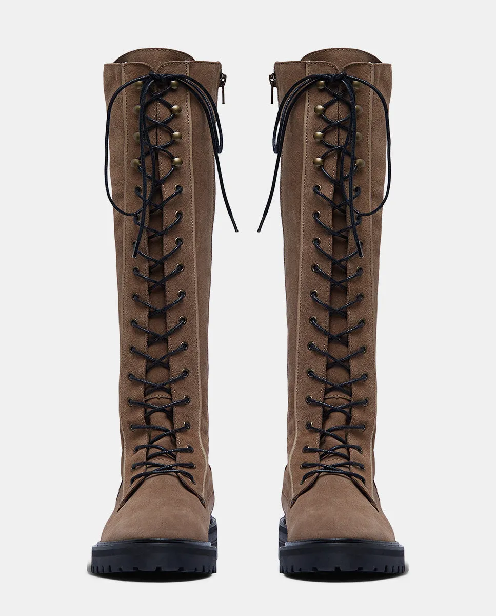 IT LARA COMBAT BOOTS TOPO