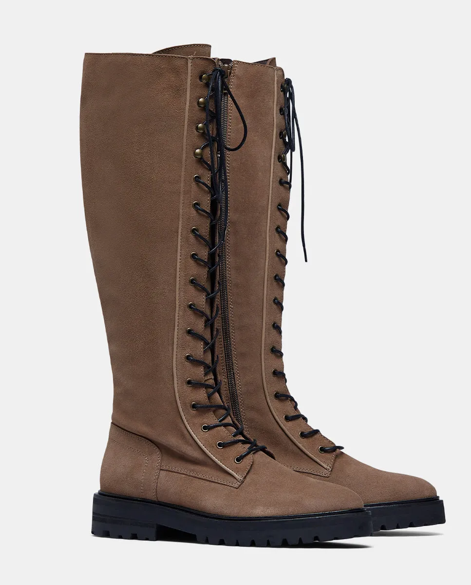 IT LARA COMBAT BOOTS TOPO