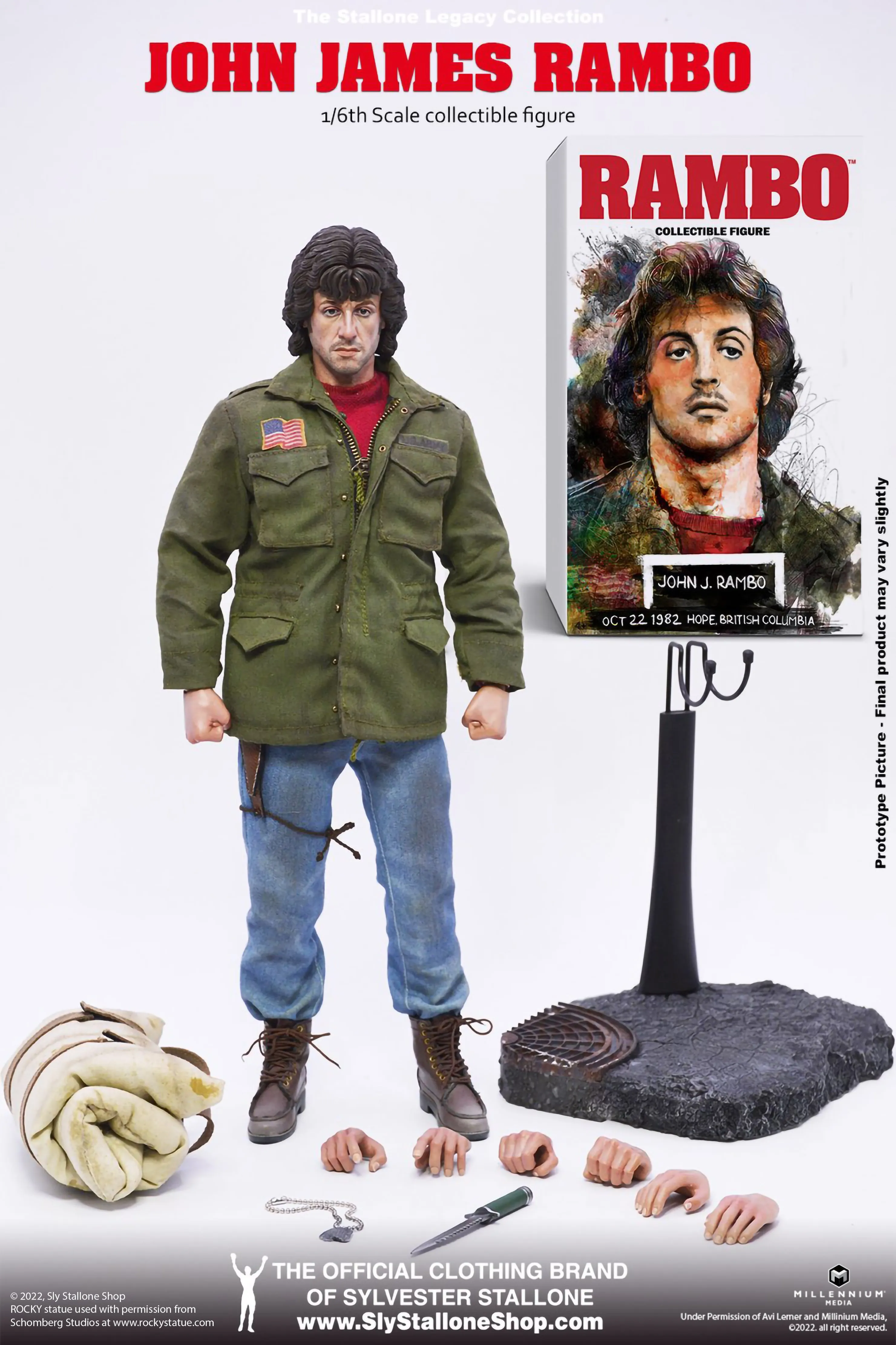 John James Rambo Sixth Scale Figure; FIRST BLOOD Series - PRE ORDER