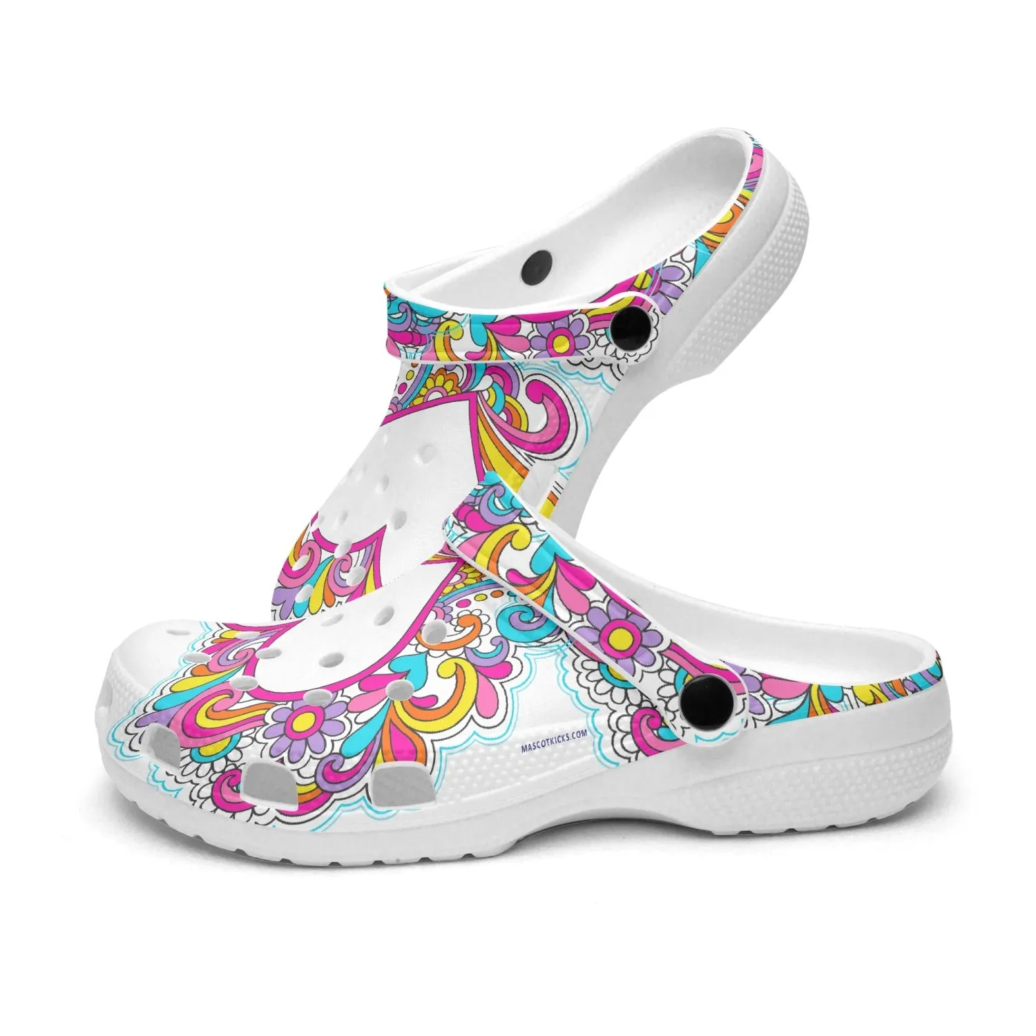 Kennedy 413. All Over Printed Clogs