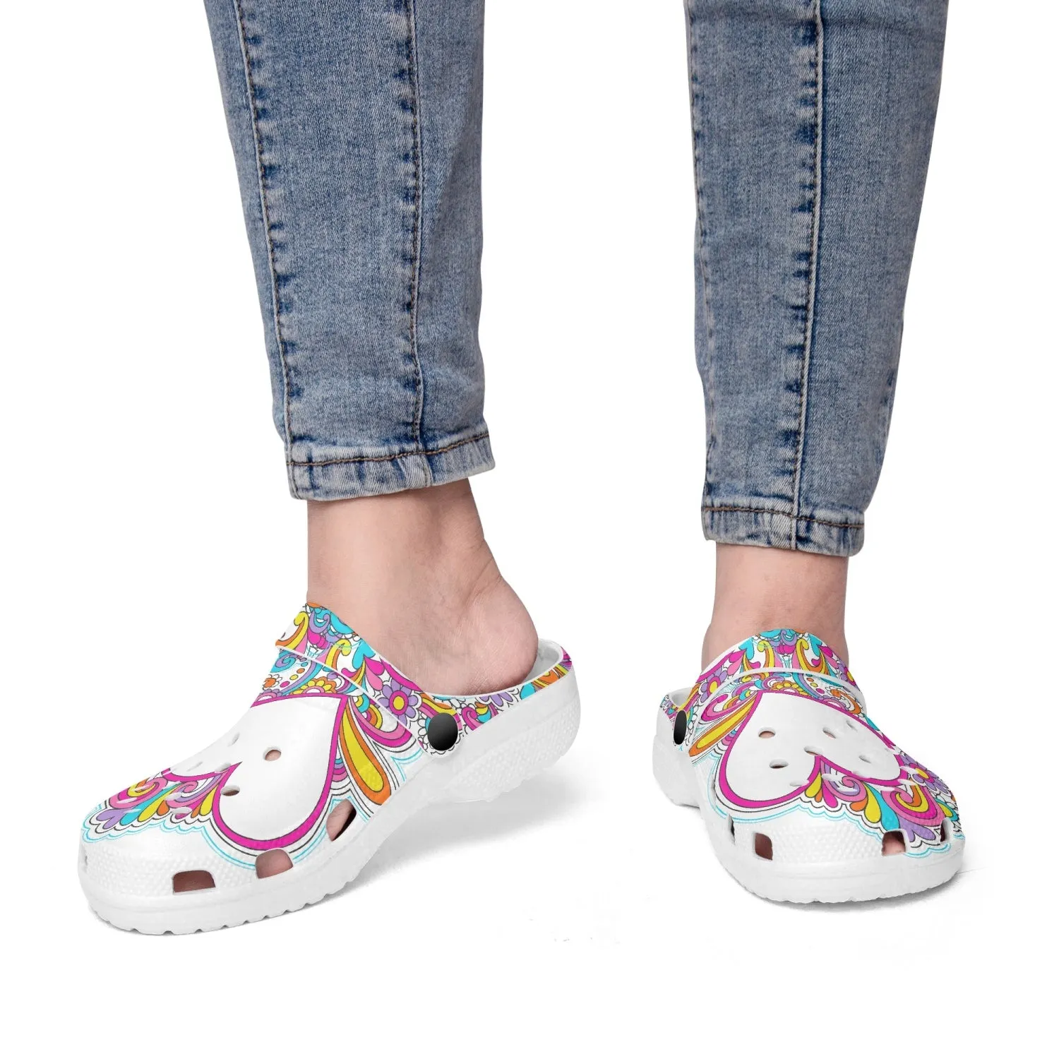 Kennedy 413. All Over Printed Clogs