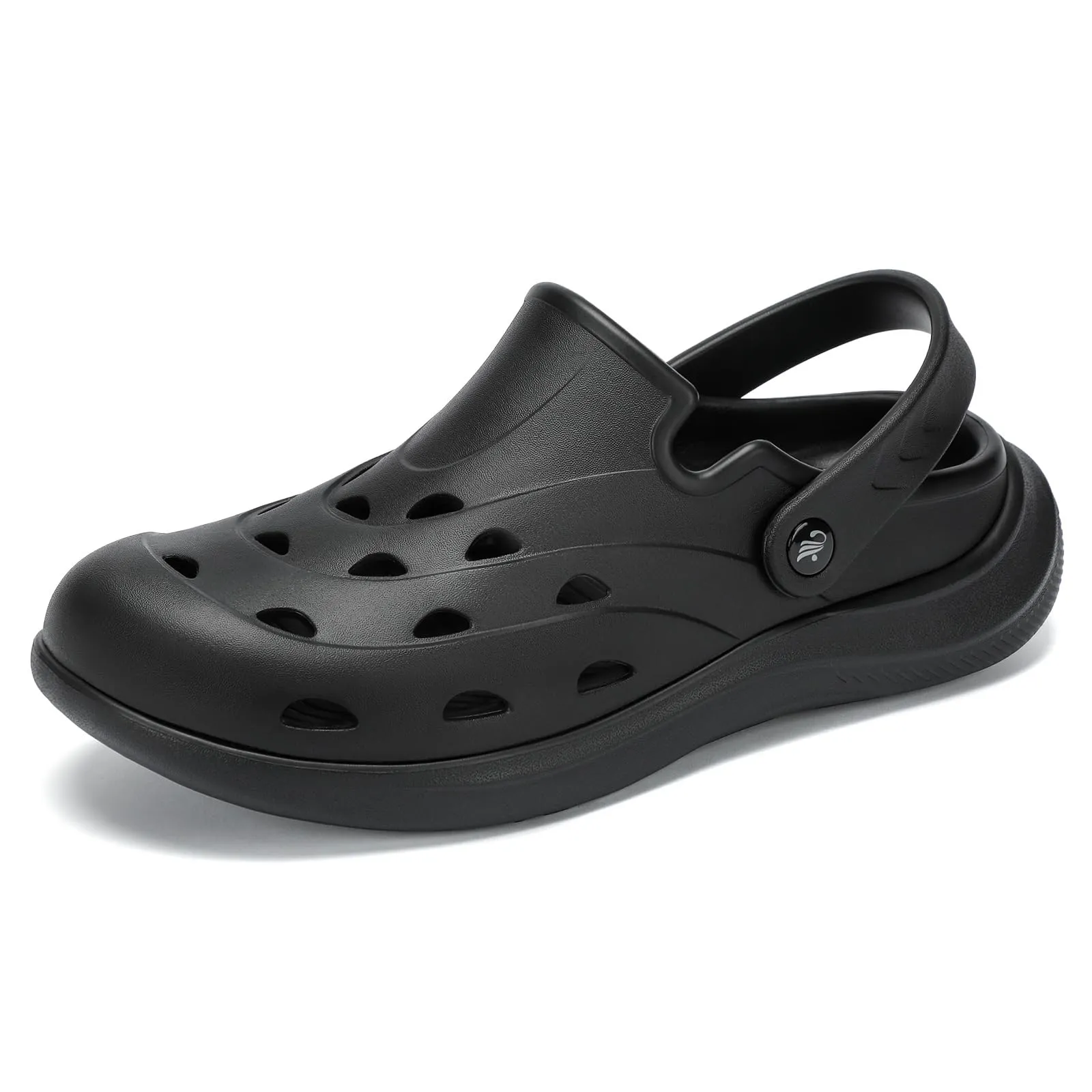 Kricely Clogs for Men with Arch Support Shower Hiking Sandals for Beach Water, Recovery Plantar Fasciitis Orthotic Slides