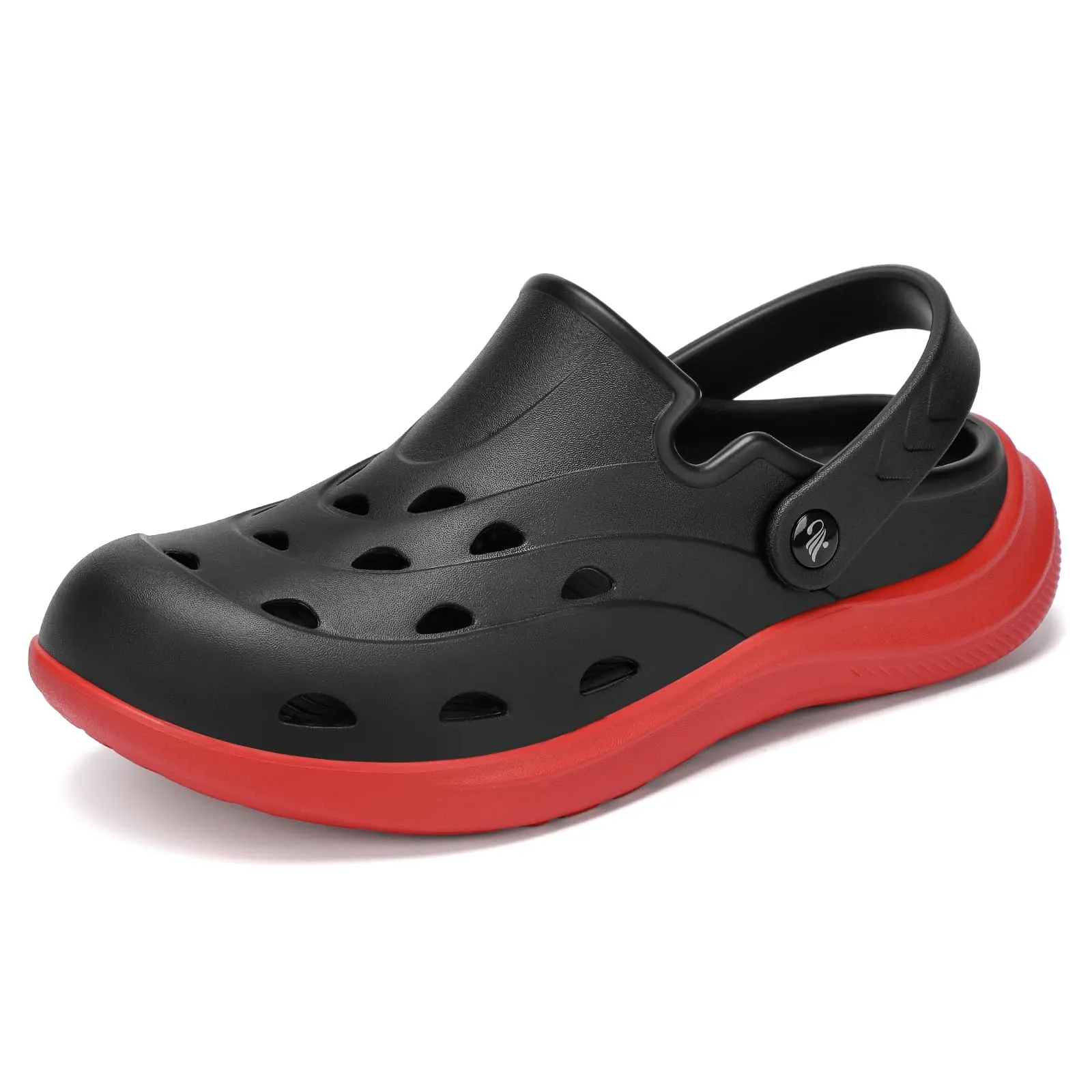 Kricely Clogs for Men with Arch Support Shower Hiking Sandals for Beach Water, Recovery Plantar Fasciitis Orthotic Slides