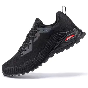 Kricely Men's Trail Running Shoes - Breathable Lightweight Hiking Sneakers with Advanced Traction Technology for Gym, Jogging & Outdoor Sports