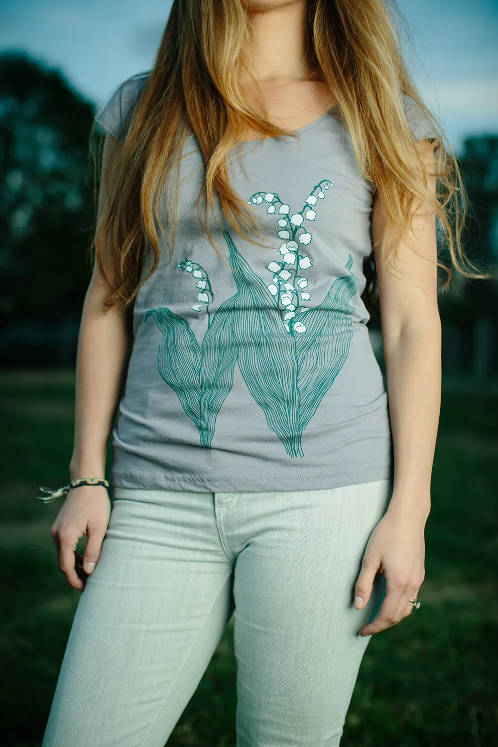 Lily of the Valley Scoop Tee