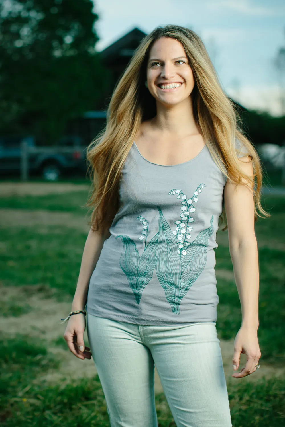 Lily of the Valley Scoop Tee