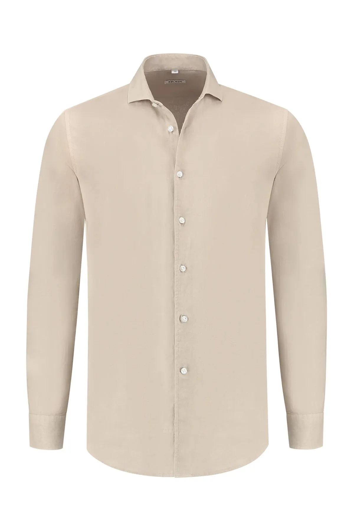 Lindo Beige Linen Shirt
