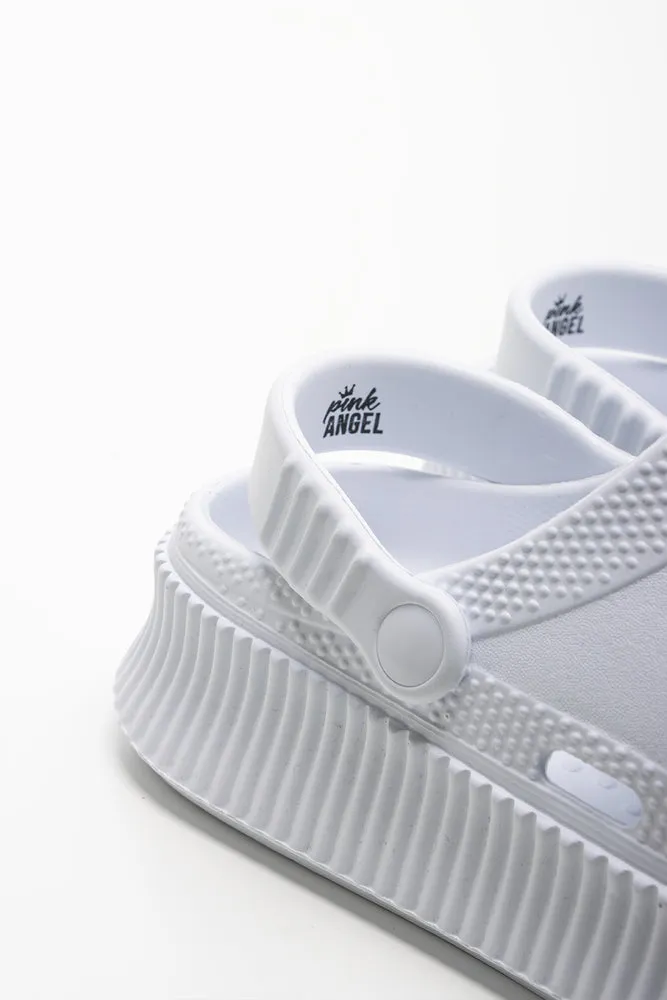 Love Clog White