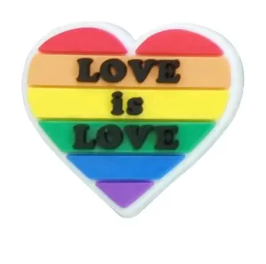 Love is Love Croc Charms