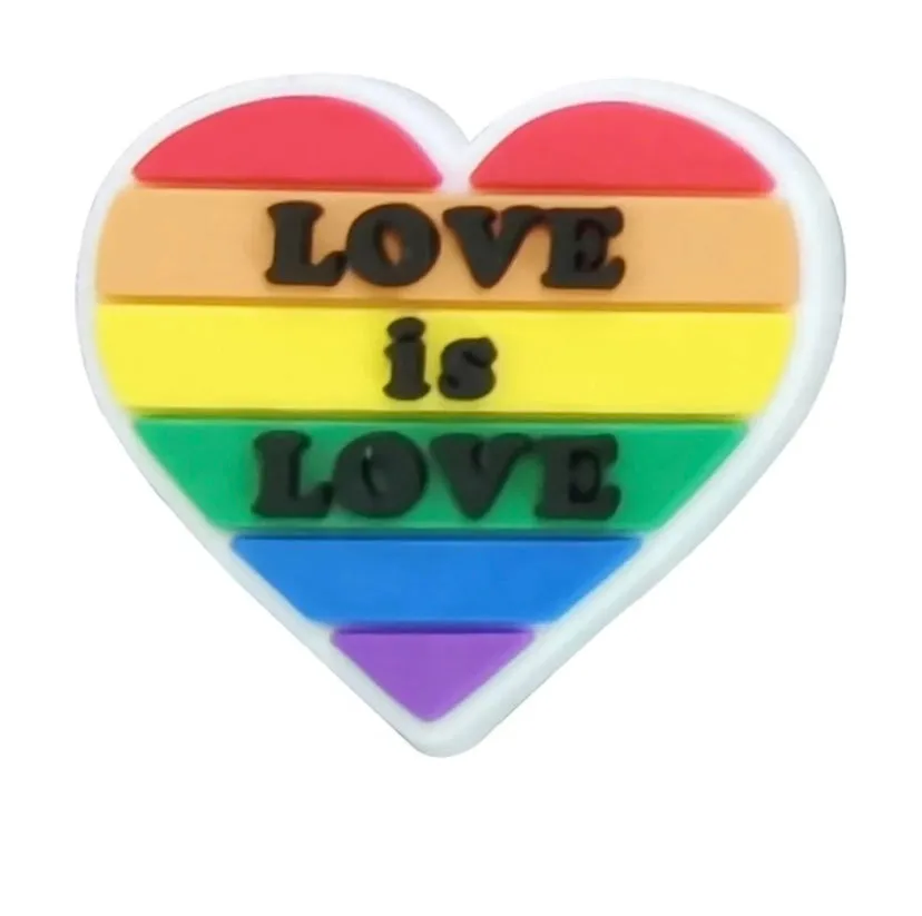 Love is Love Croc Charms