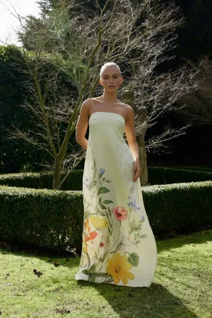 LUCIE DRESS IN BUTTERMILK FLEUR