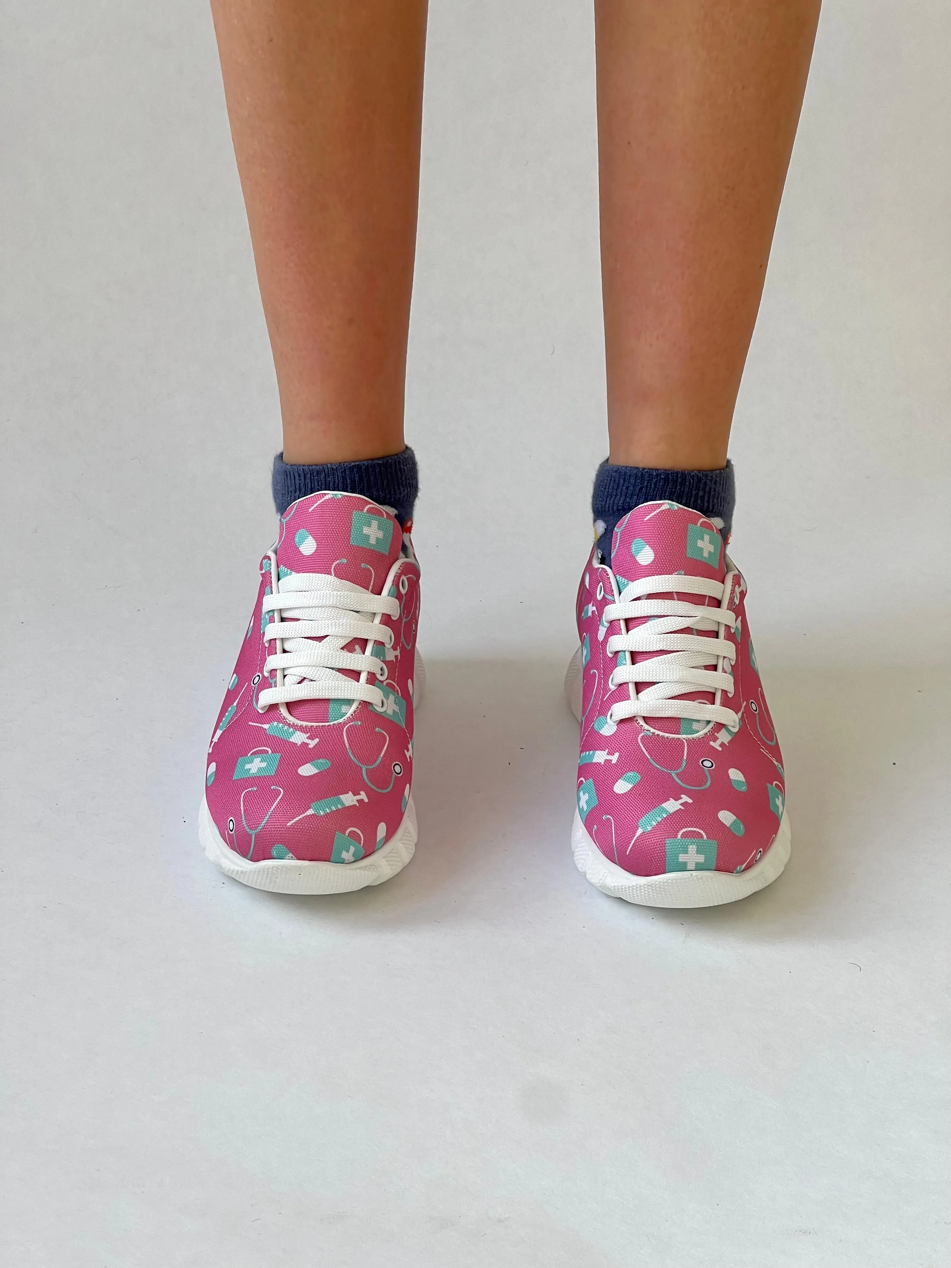 MedSocks Sneakers Zorg Fuchsia