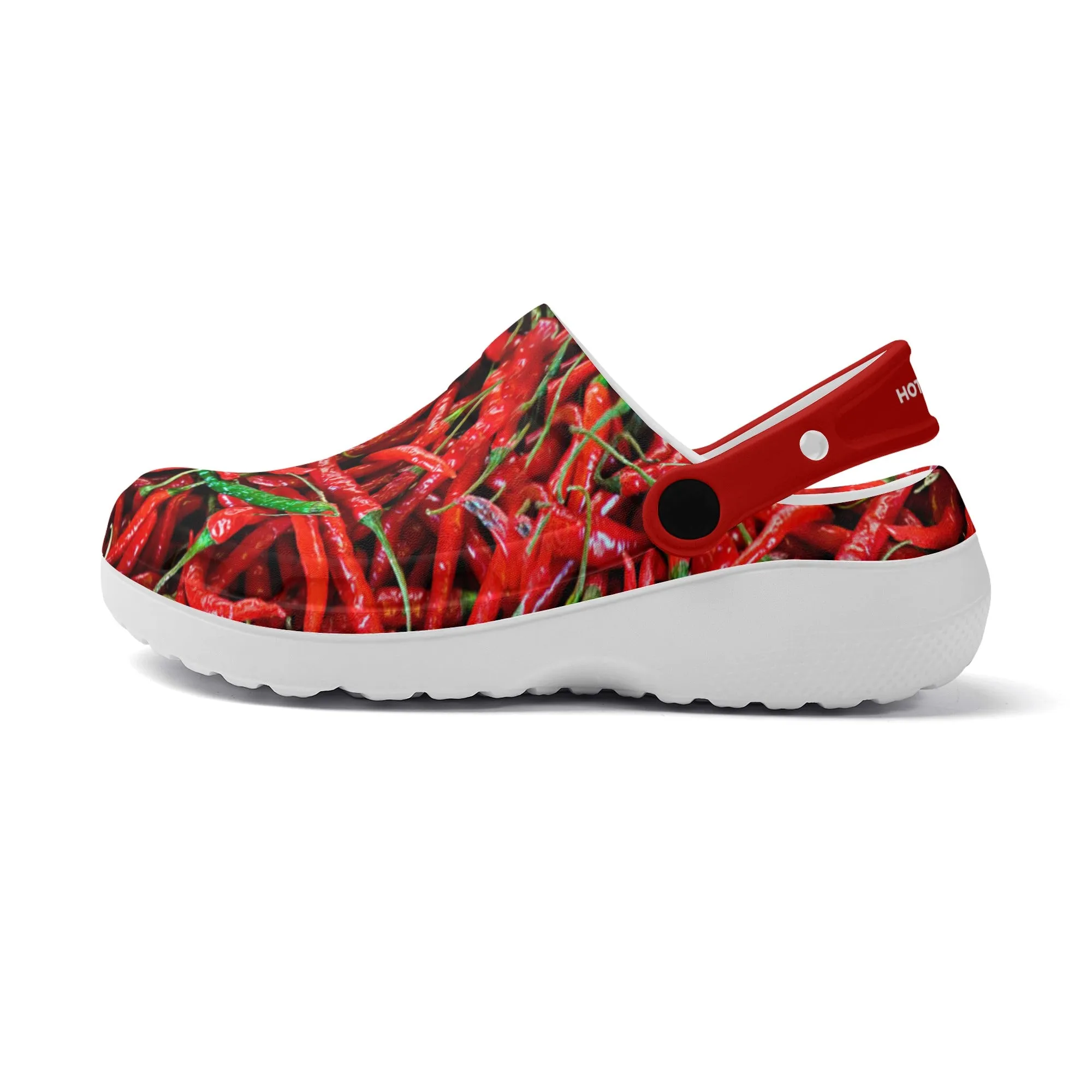 Men's All Season Clogs: Chili Peppers