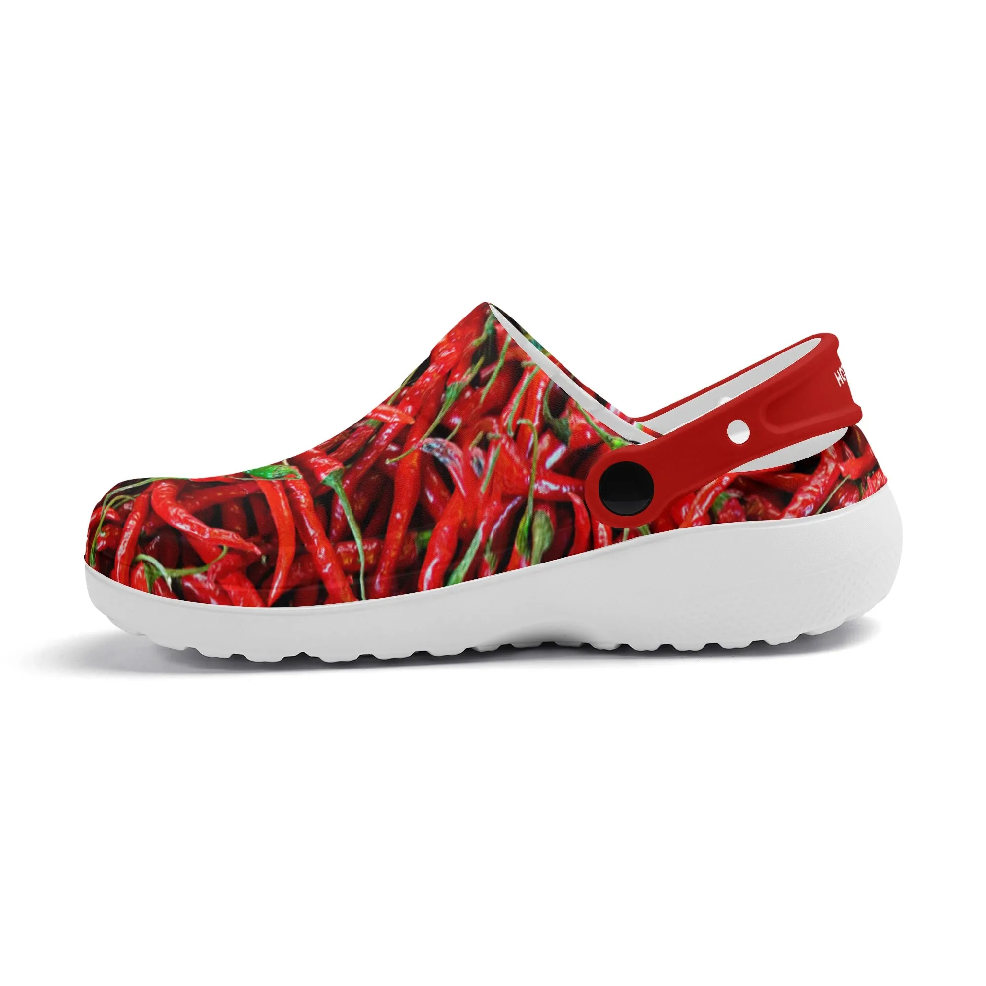 Men's All Season Clogs: Chili Peppers