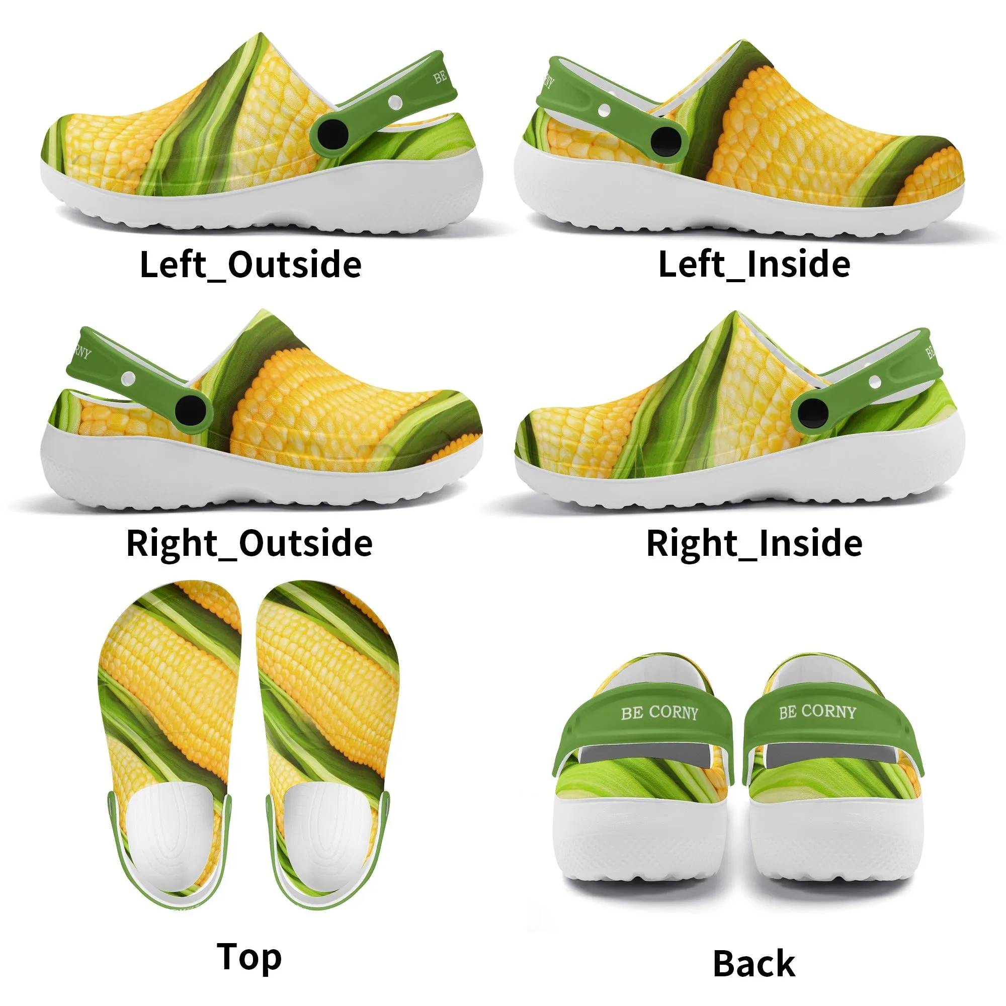 Men's All Season Clogs: Corn