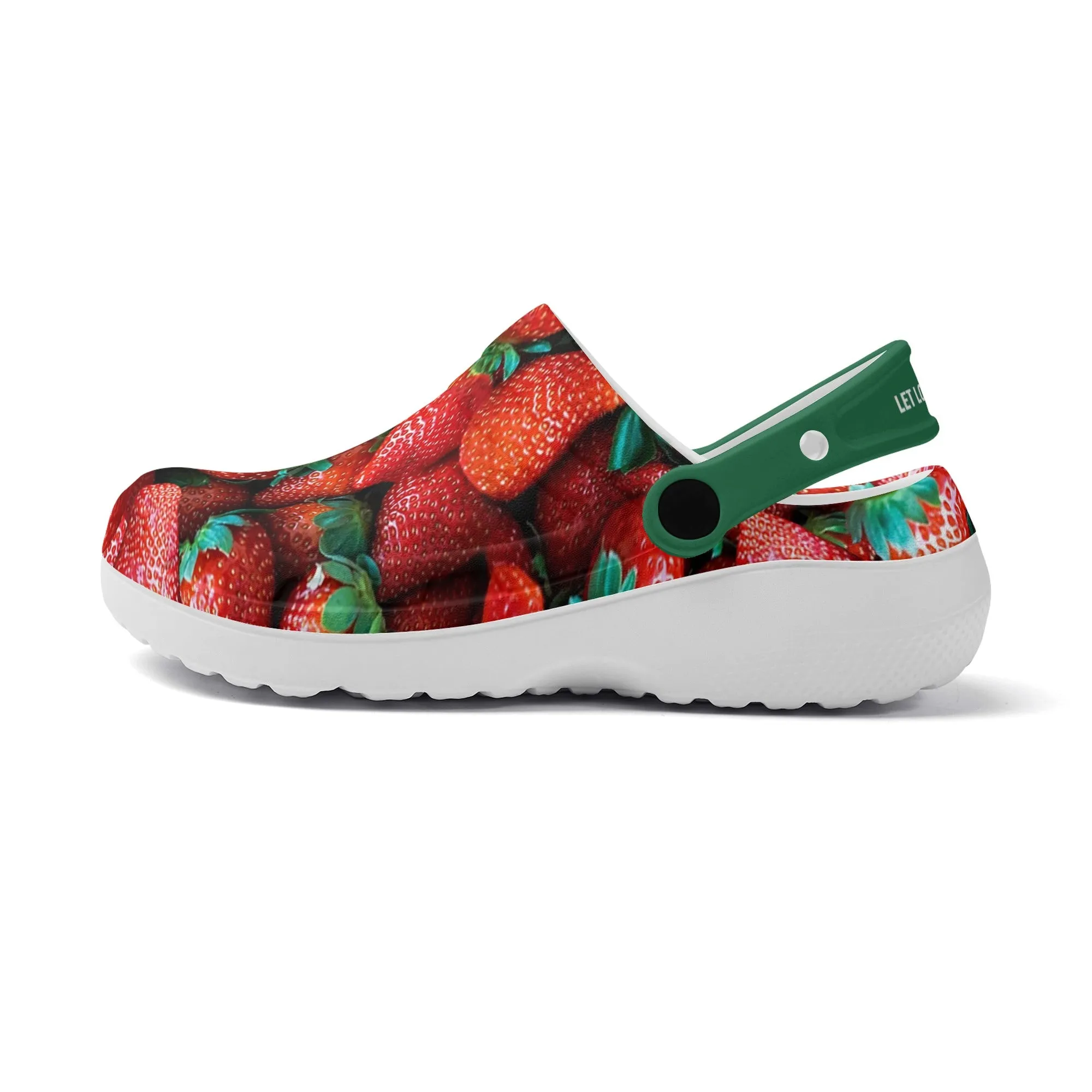 Men's All Season Clogs: Strawberry