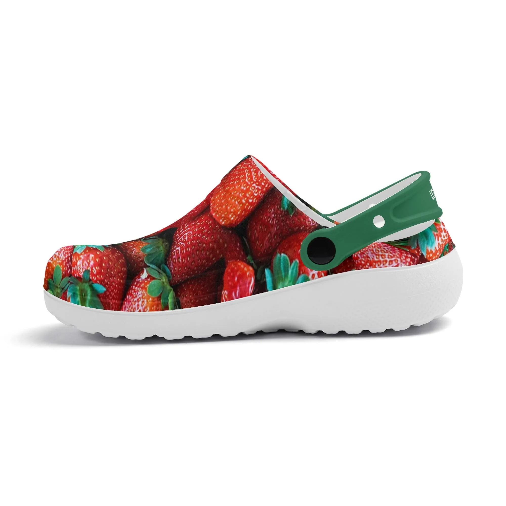 Men's All Season Clogs: Strawberry