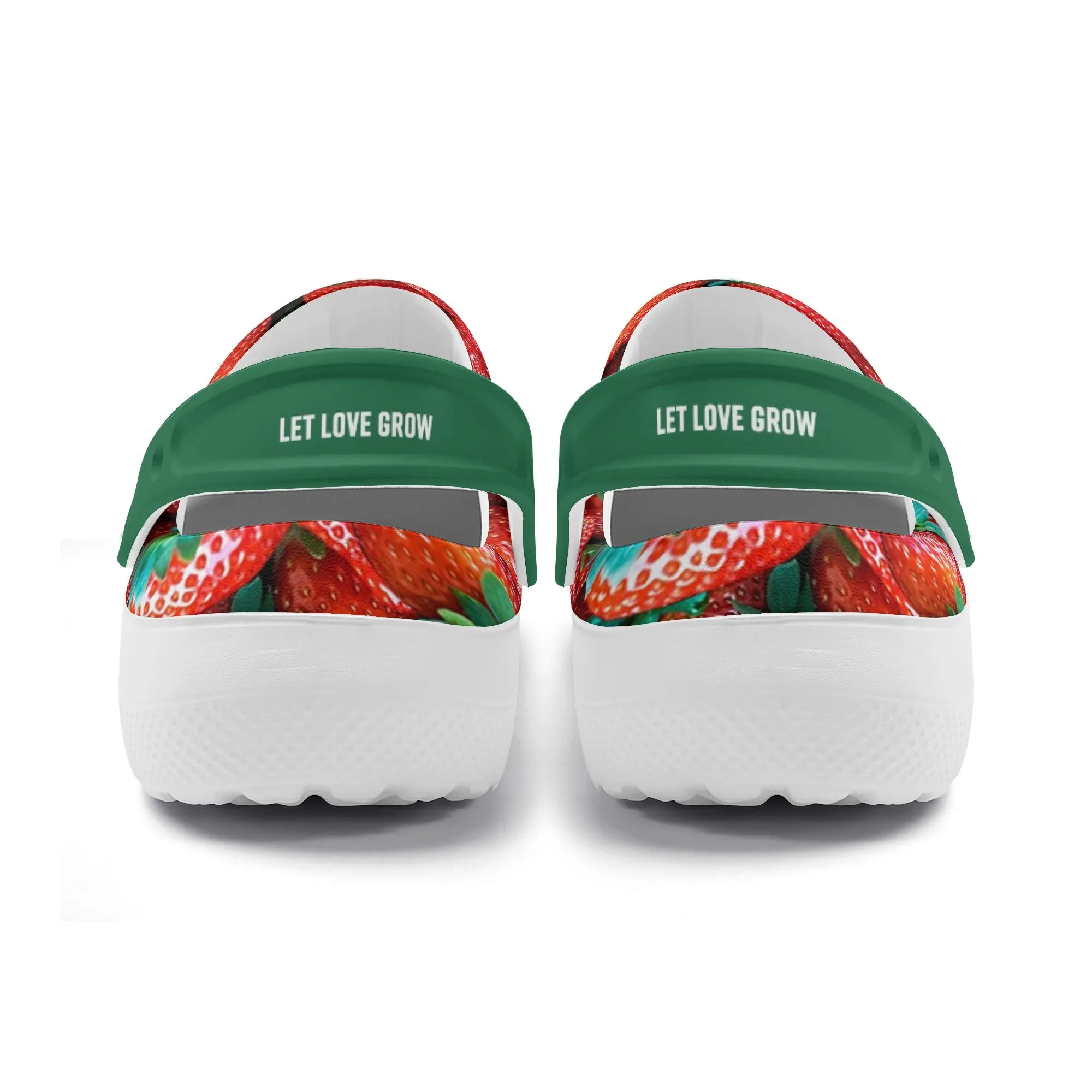 Men's All Season Clogs: Strawberry