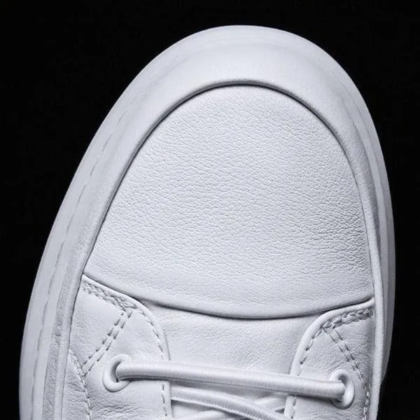 Men's Flat Genuine Leather Sneakers