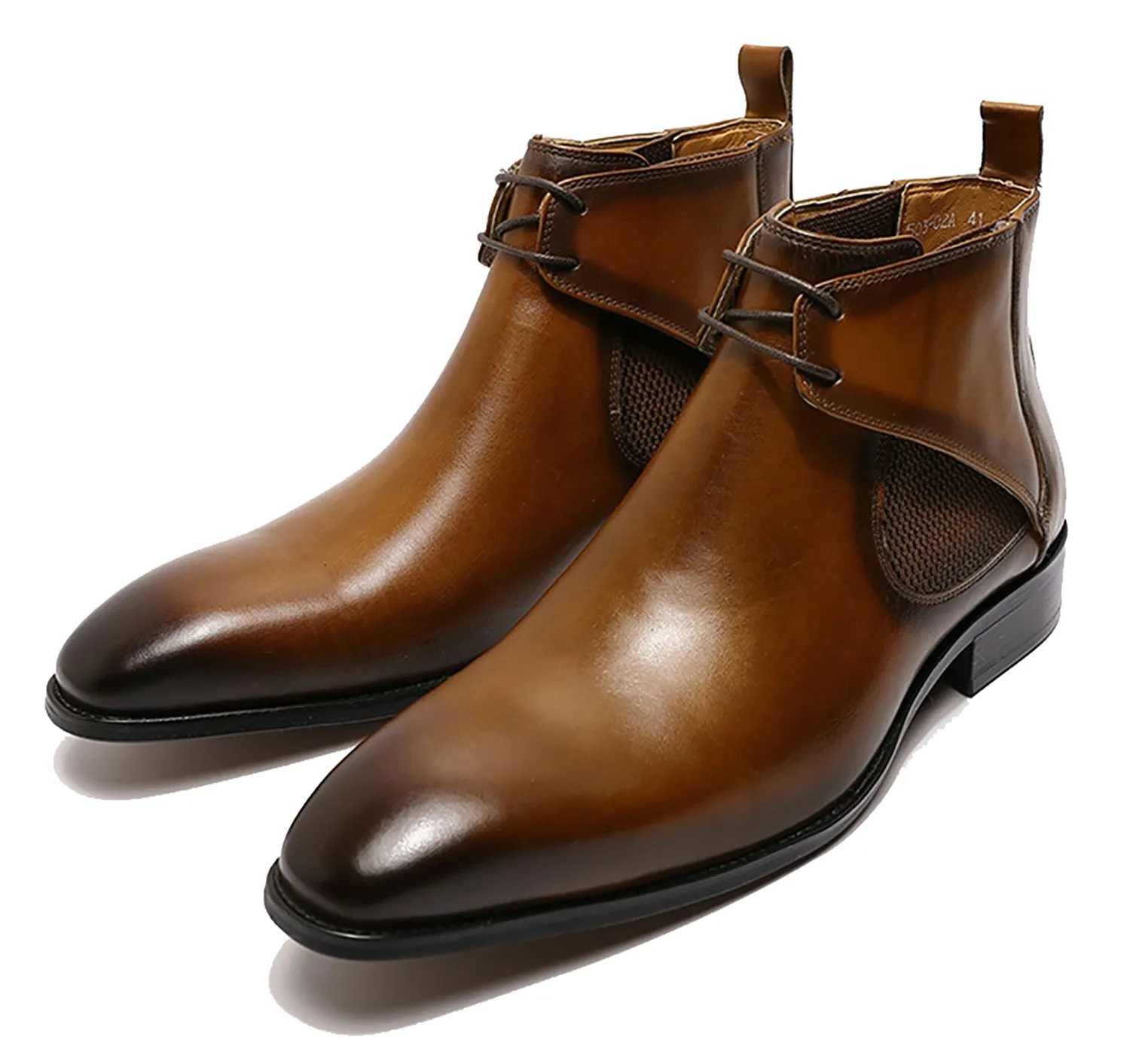 Men's Handmade Chelsea Foaml Dress Chukka Boots