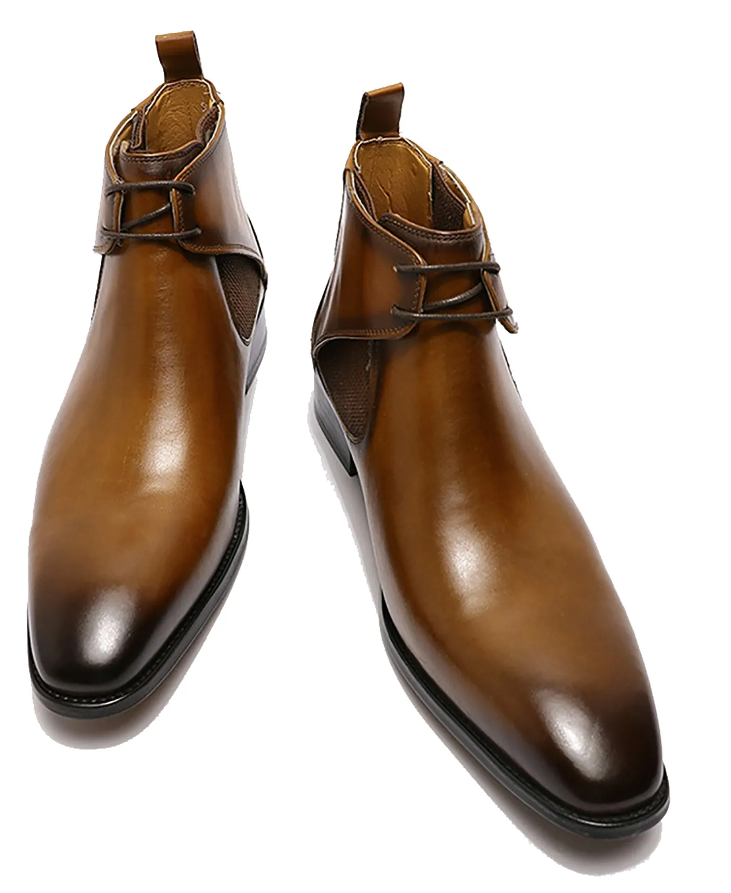 Men's Handmade Chelsea Foaml Dress Chukka Boots