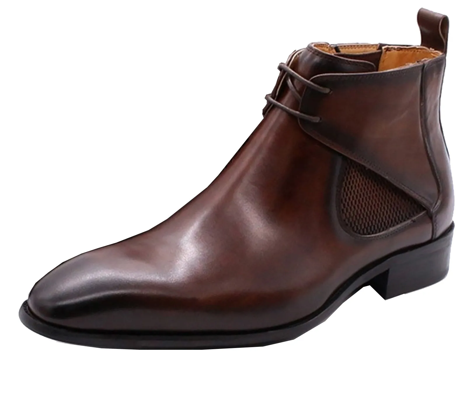 Men's Handmade Chelsea Foaml Dress Chukka Boots