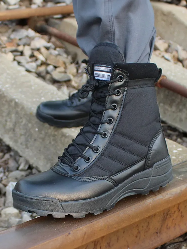Military boots homme