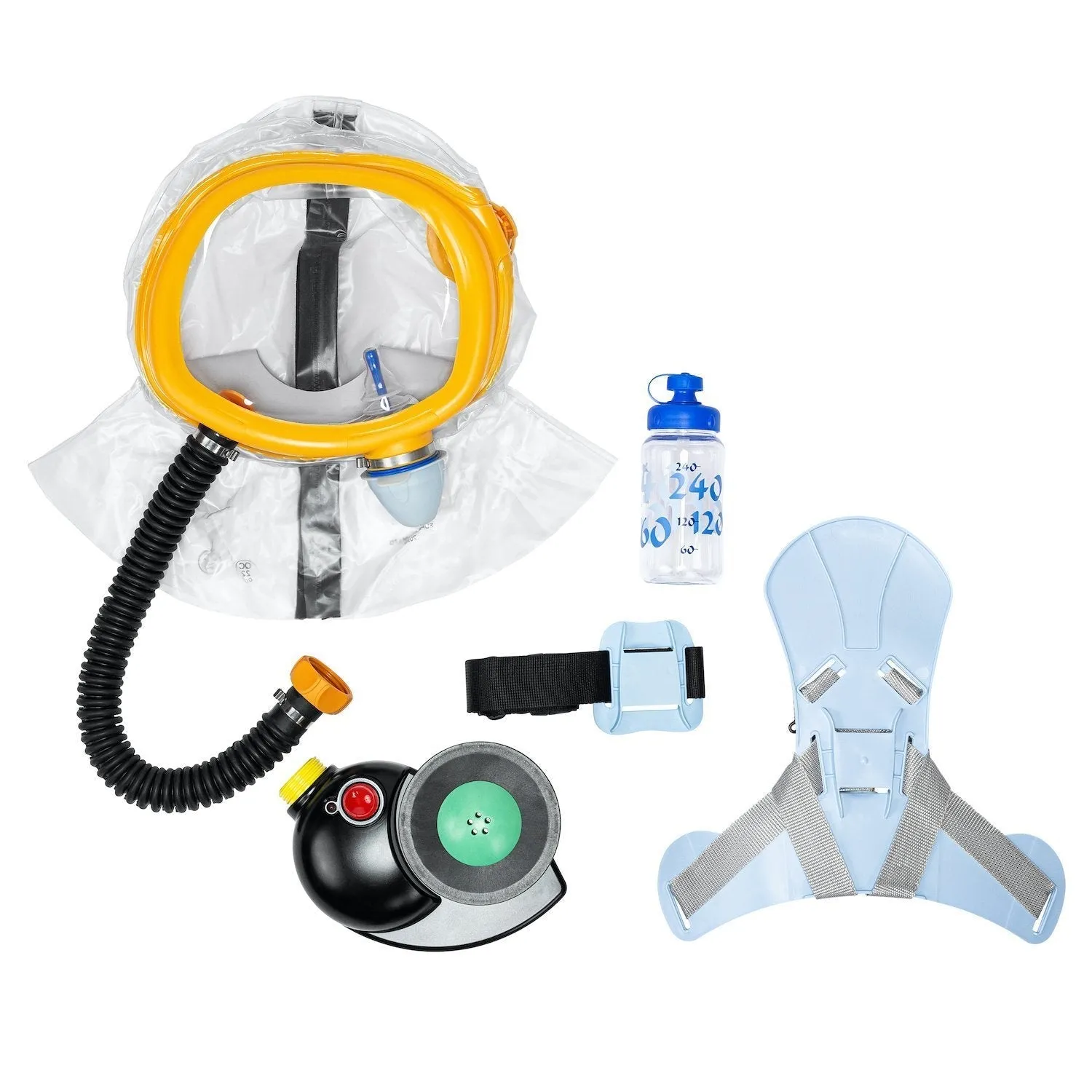 MIRA Safety CM-3M CBRN Child Escape Respirator / Infant Gas Mask with PAPR