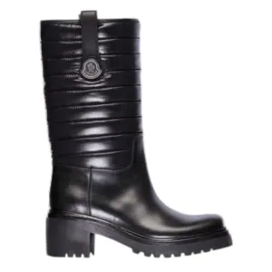 Moncler Black Quilted Puffer Boots (size 40)