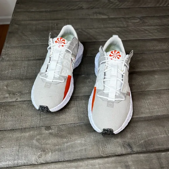 Nike Crater Impact Beige Grey Sneakers Sz 10