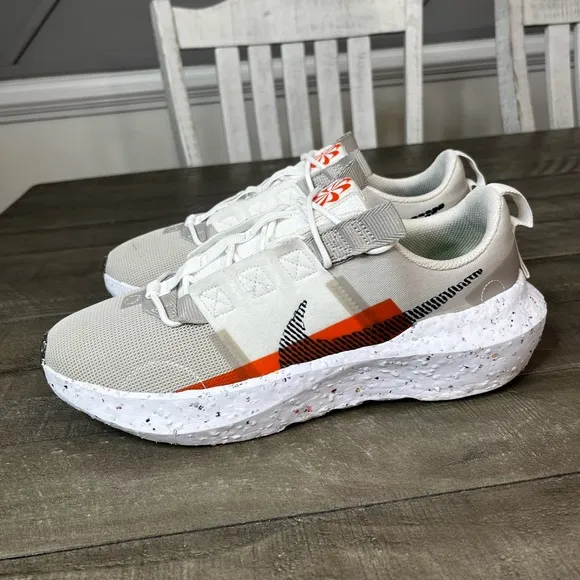 Nike Crater Impact Beige Grey Sneakers Sz 10