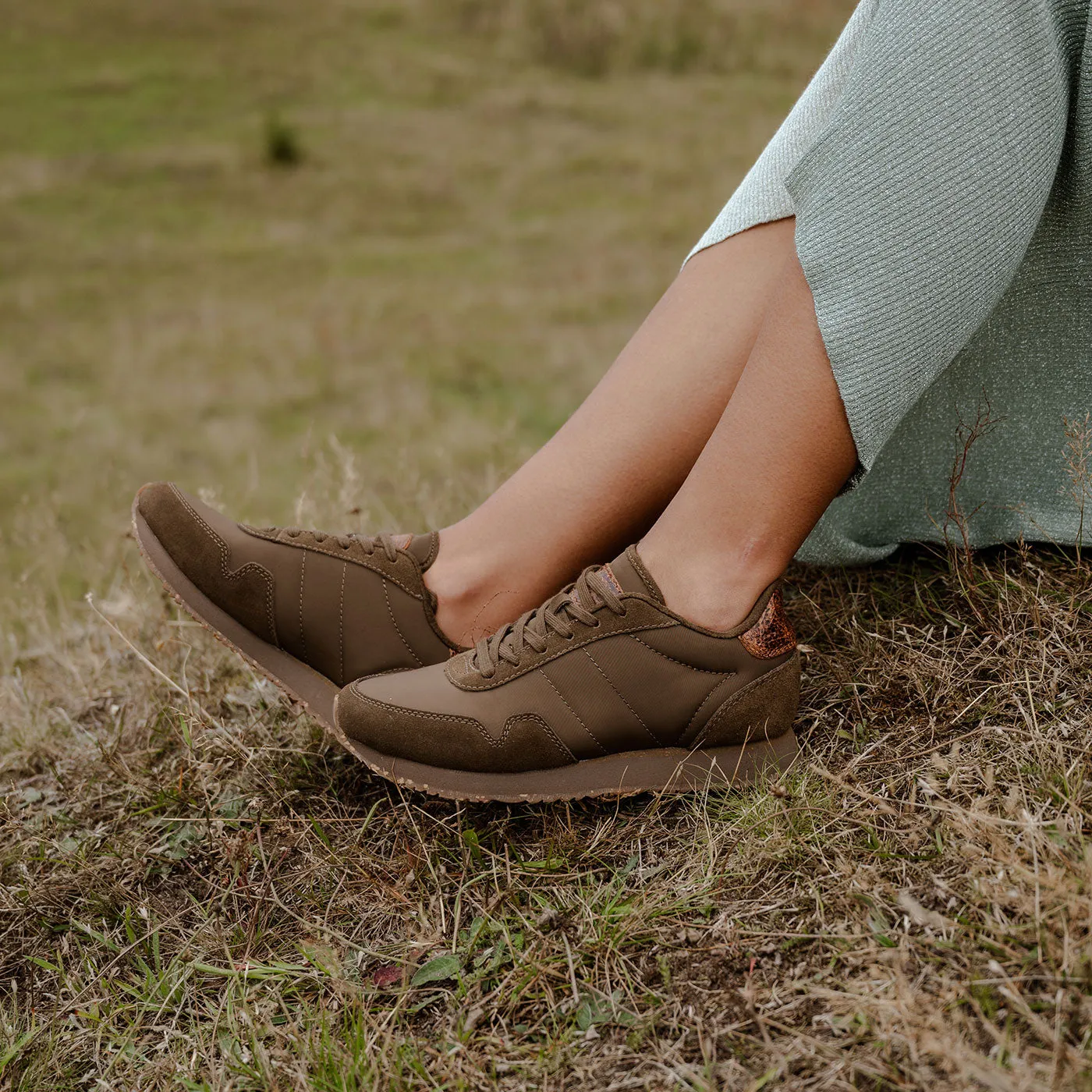 Nora III Leather - Dry Seagrass