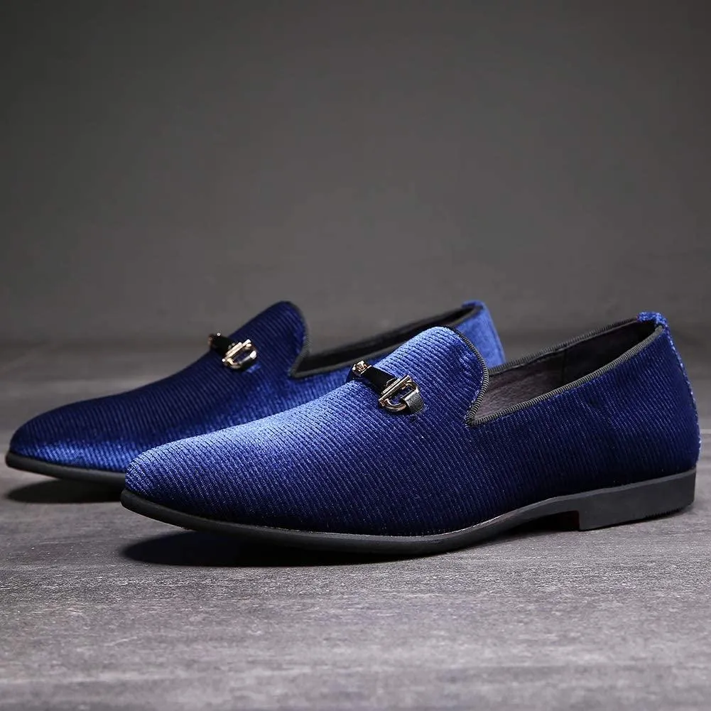 NXY Black Loafers Men丨Men's Penny Loafers &amp; Velvet Loafers Men - Fashion Formal Buckle Casual Dress Shoes