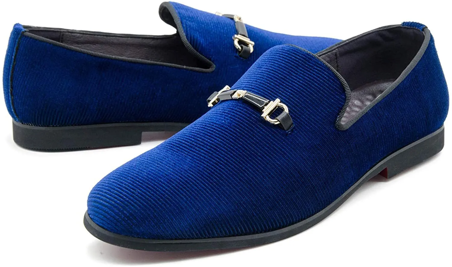 NXY Black Loafers Men丨Men's Penny Loafers &amp; Velvet Loafers Men - Fashion Formal Buckle Casual Dress Shoes