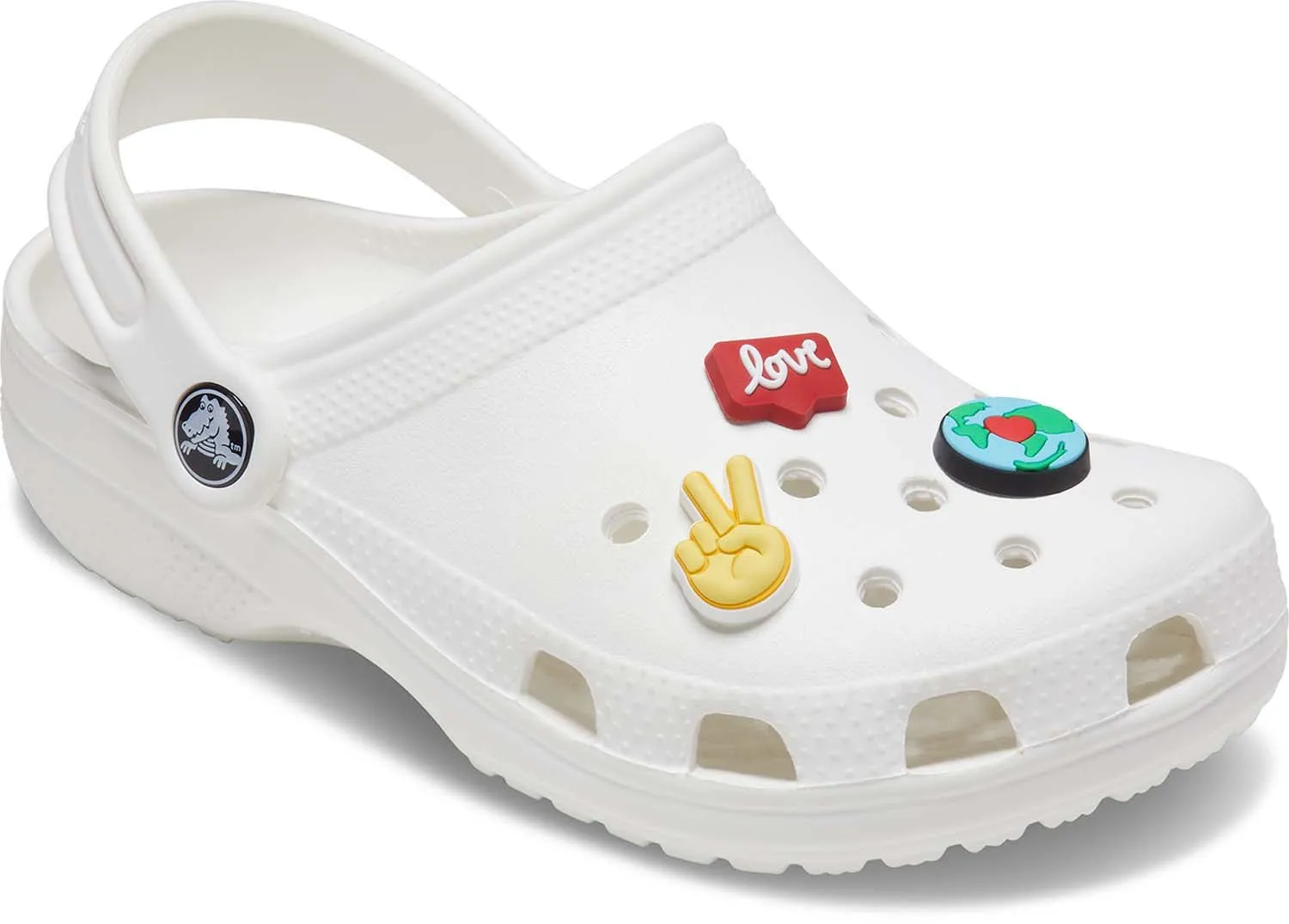 Peace and Love 3 Jibbitz Pack