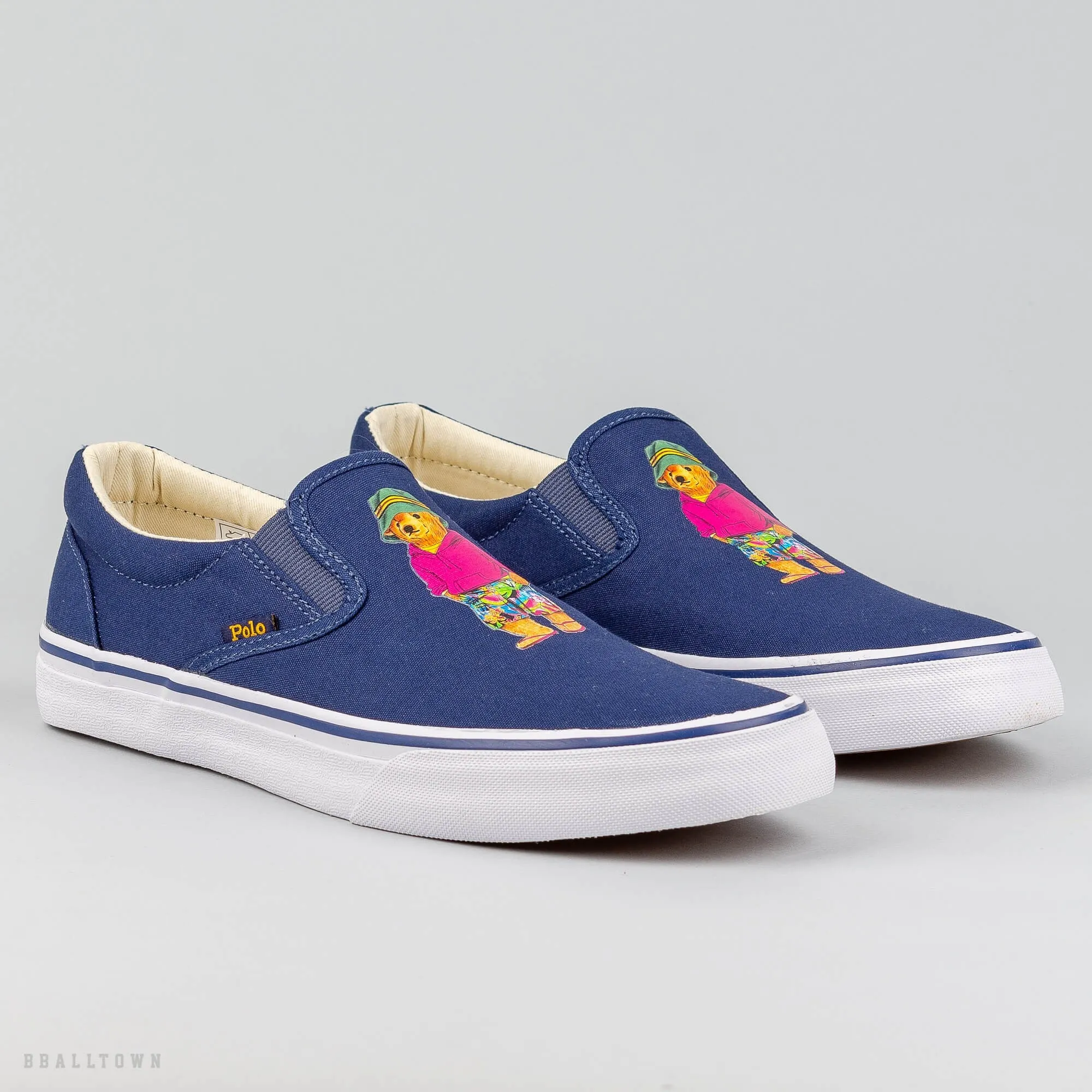 Polo Ralph Lauren THOMPSON SNEAKERS Newport Navy/Bear Print