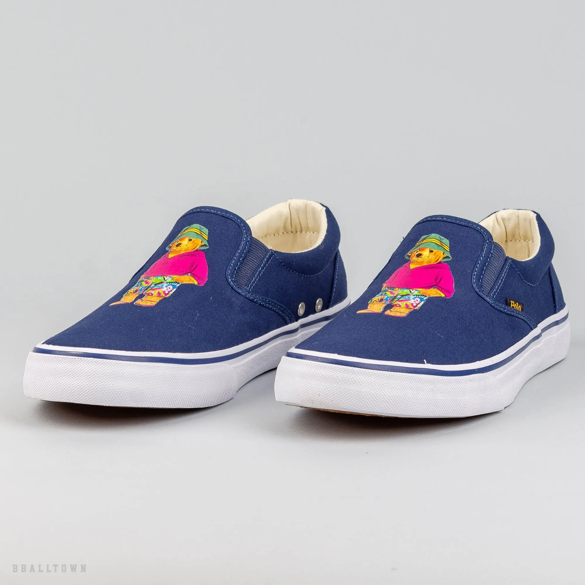 Polo Ralph Lauren THOMPSON SNEAKERS Newport Navy/Bear Print