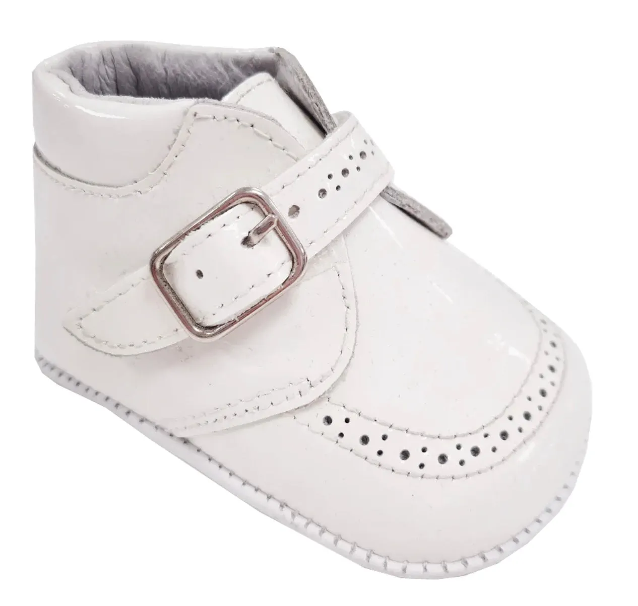 Pretty Originals White Patent Boots