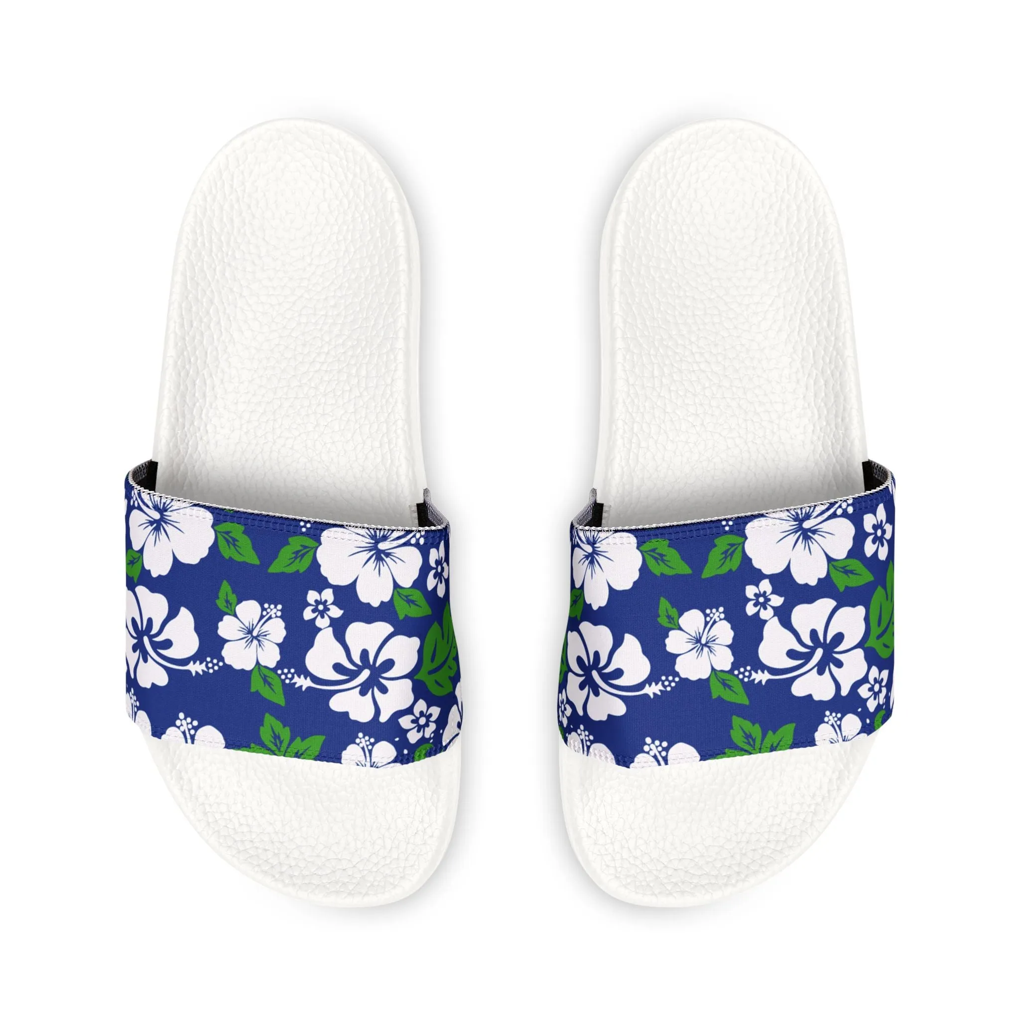 "Aloha Spirit Blooms" Women's Slide Sandals