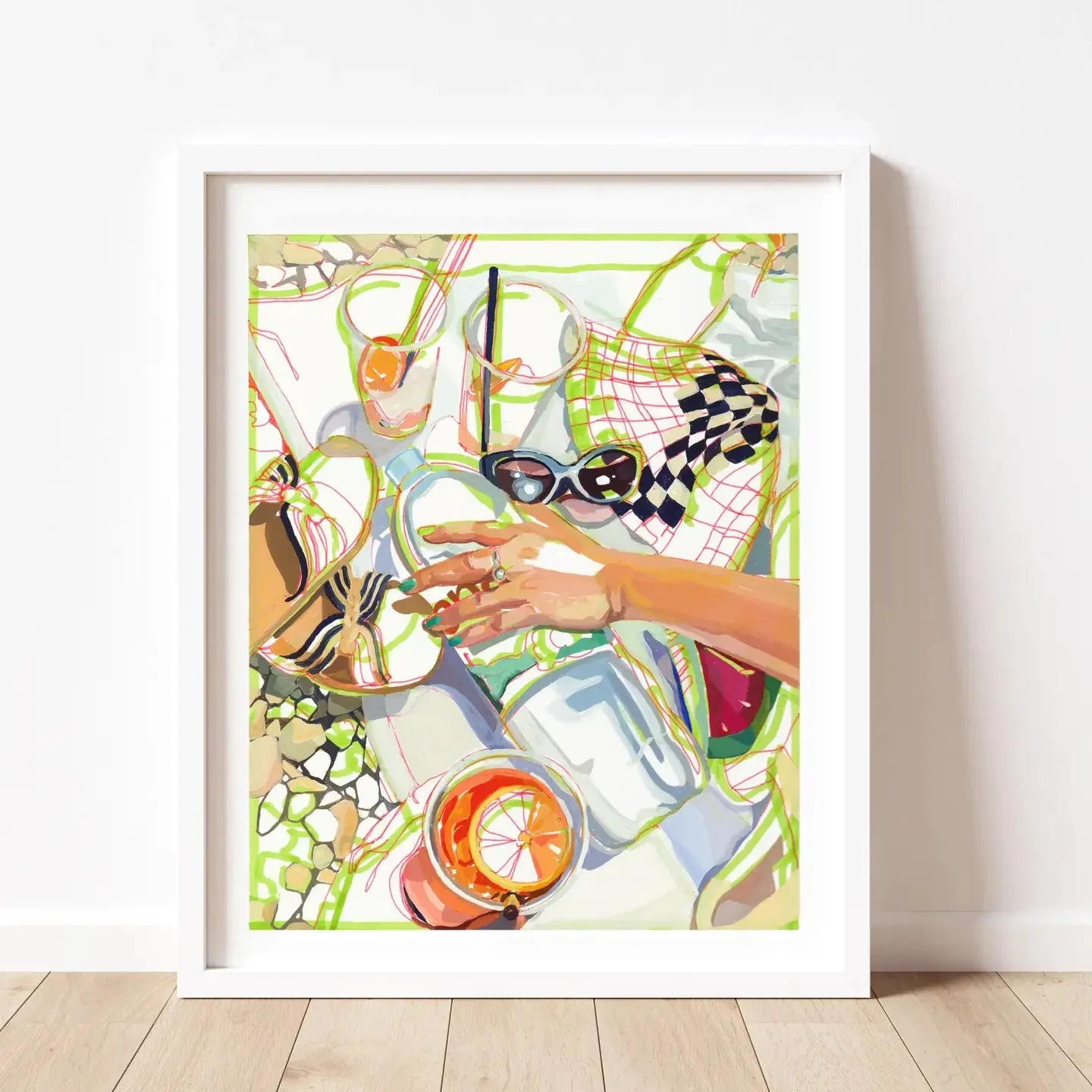 "Beach Day in Omis" Signed Archival Giclee Print