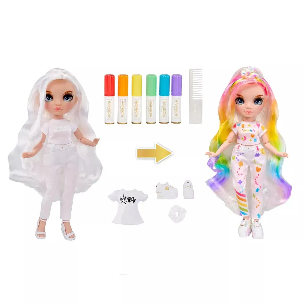 Rainbow High - Color & Create - Blue Eyes/Straight Hair