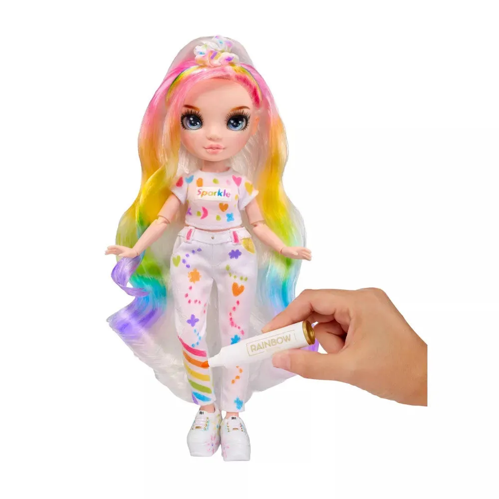Rainbow High - Color & Create - Blue Eyes/Straight Hair