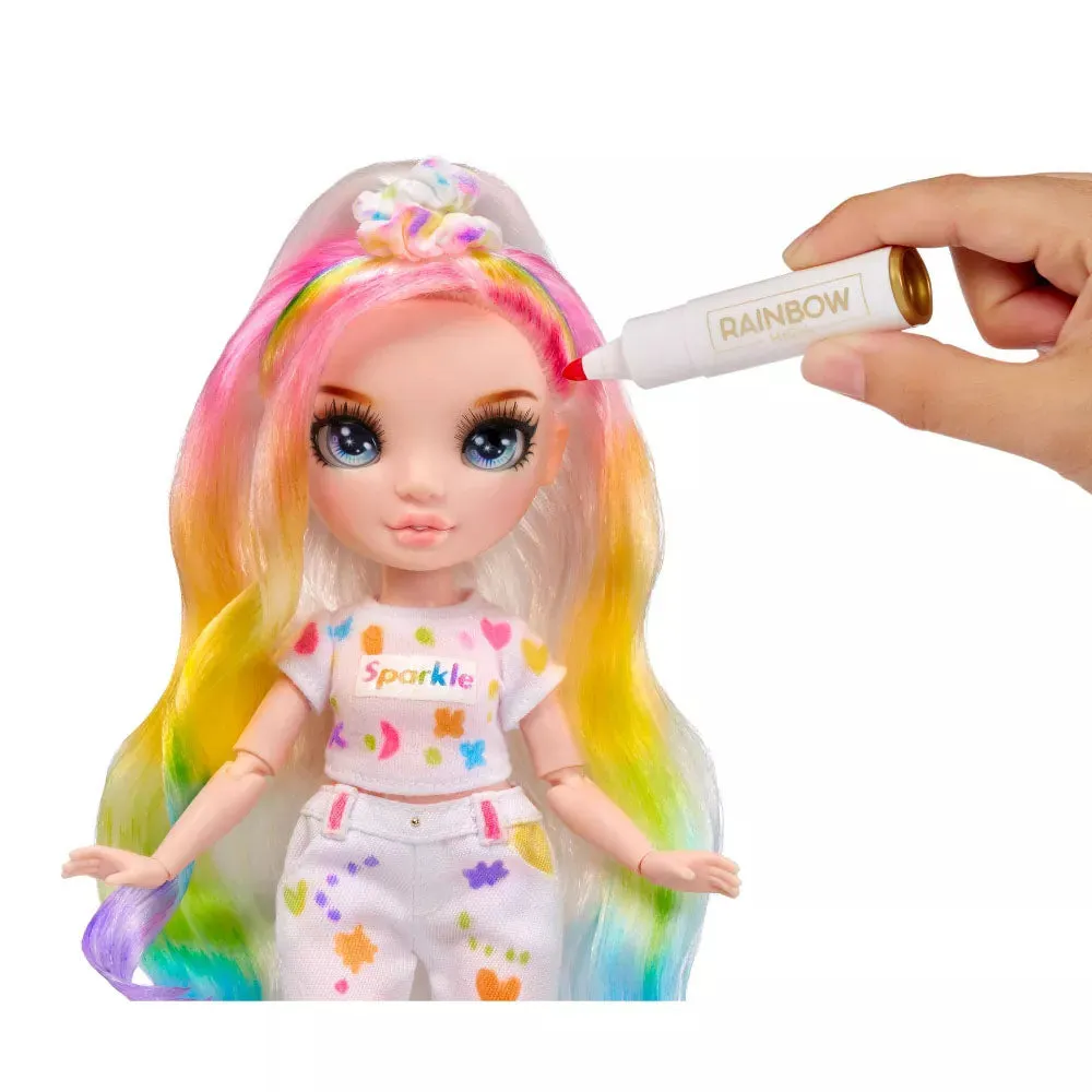 Rainbow High - Color & Create - Blue Eyes/Straight Hair